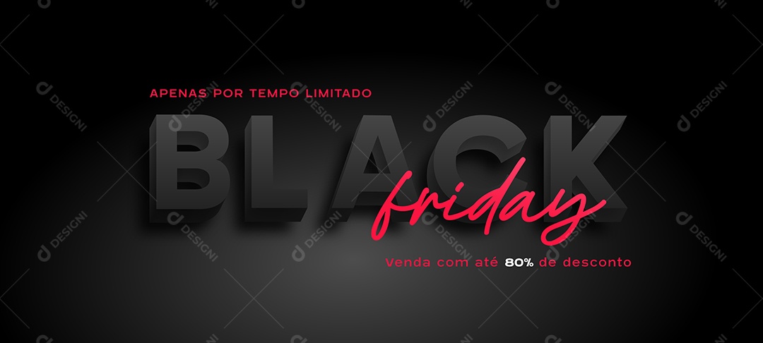 Black Friday Ilustração EPS Editável