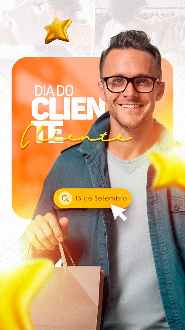 Story Dia Do Cliente 15 de Setembro Social Media PSD Editável