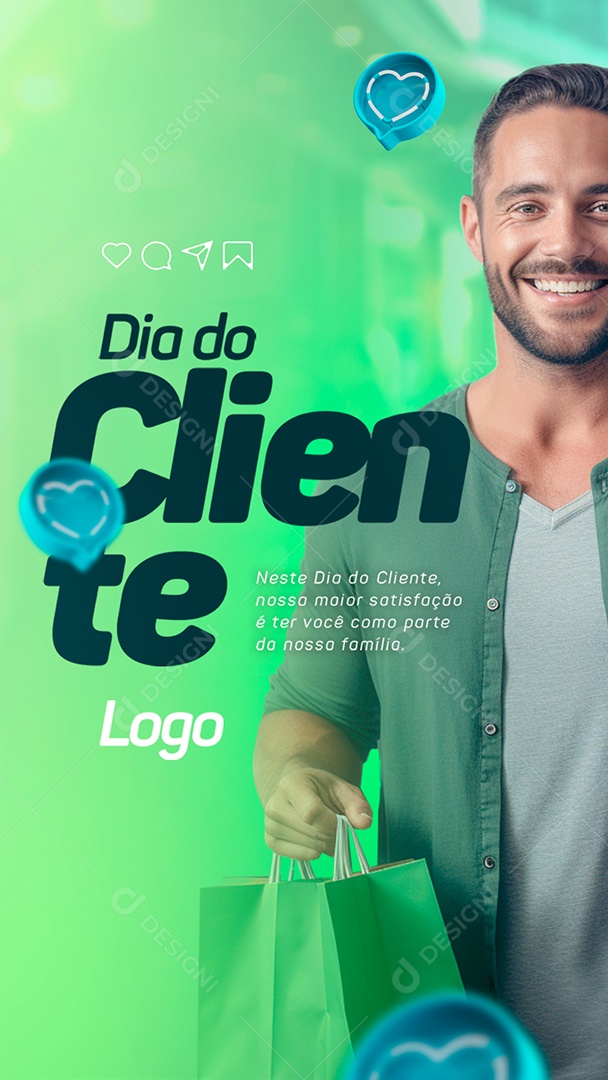 Story Dia Do Cliente 15 de Setembro Social Media PSD Editável