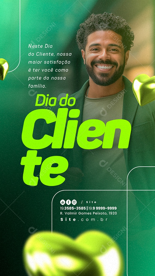 Story Dia Do Cliente 15 de Setembro Social Media PSD Editável