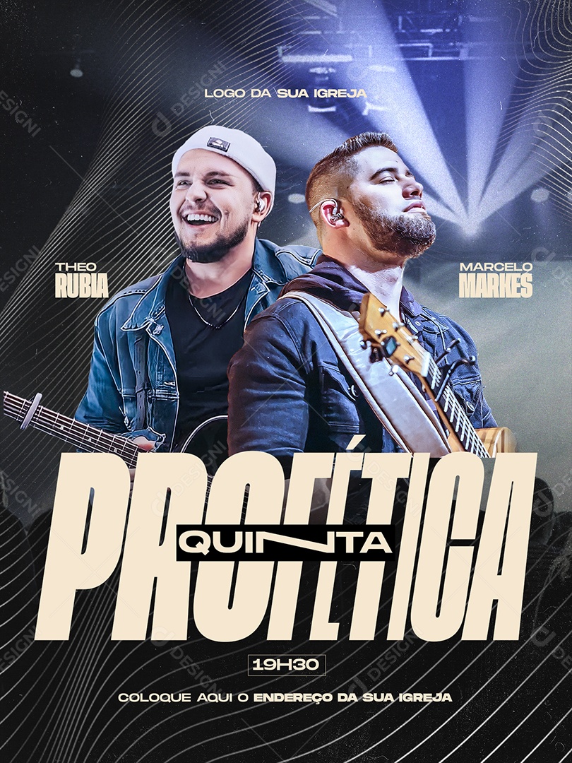 Social Media Quinta Profética PSD Editável