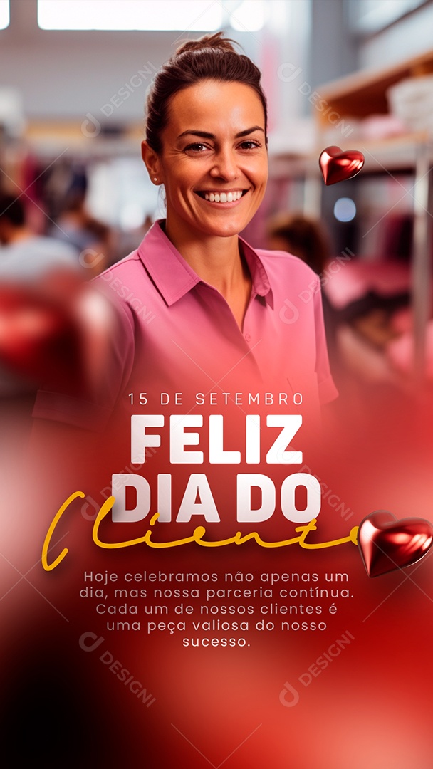 Story Dia Do Cliente 15 de Setembro Social Media PSD Editável