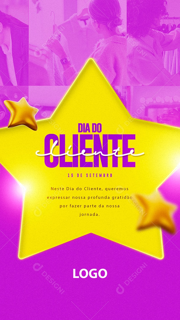 Story Dia Do Cliente 15 de Setembro Social Media PSD Editável