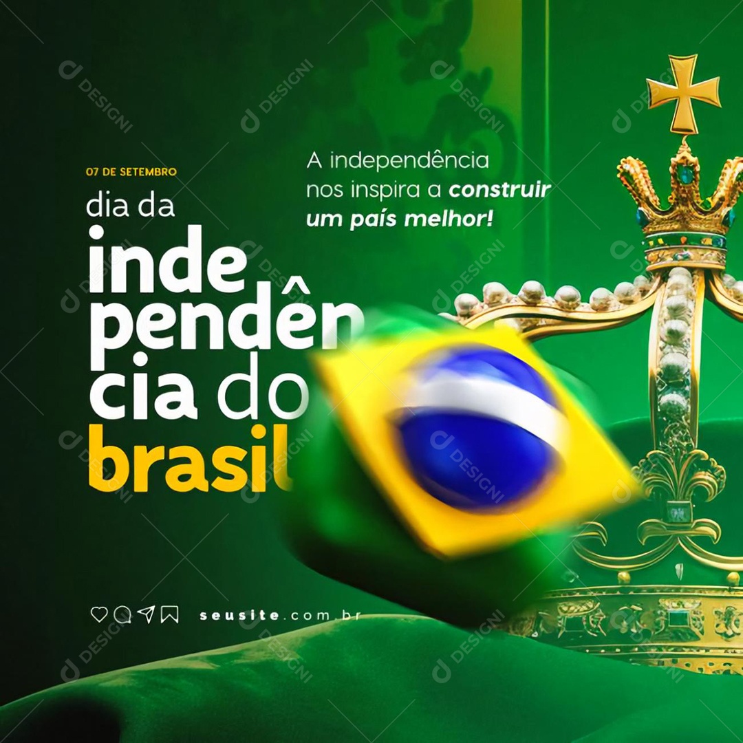 Social Media Dia Da Independência do Brasil