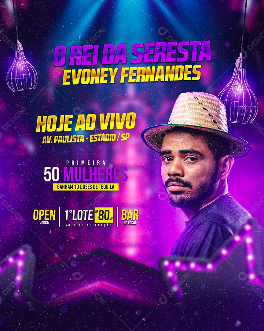 Story Flyer Paredao Prime Gusttavo Lima Mano Walter Social Media PSD Editável