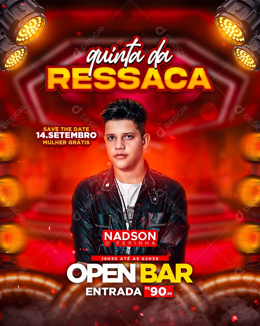 Story Flyer O Rei da Seresta Evoney Fernandes Social Media PSD Editável