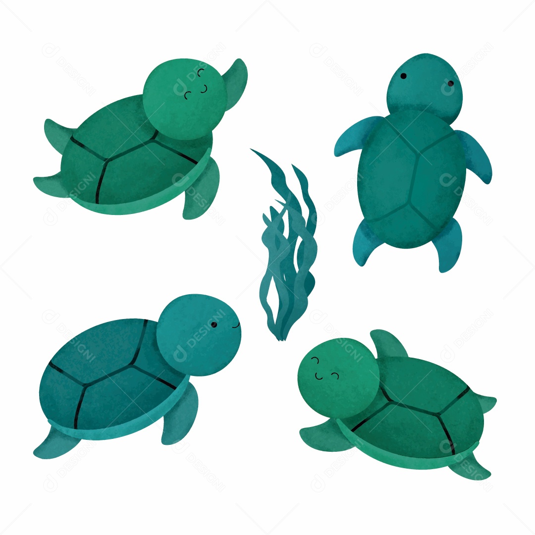 Tartaruga Ilustração Vetor EPS