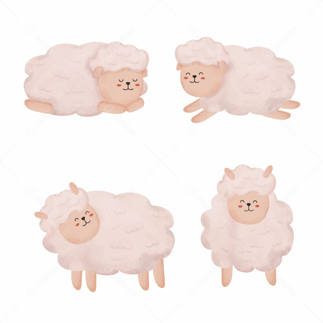 Ovelha Ilustração Vetor EPS