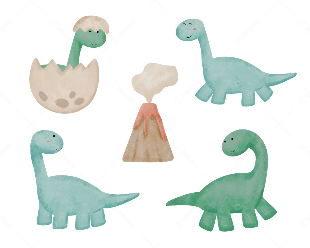 Dinossauro Ilustração Vetor EPS