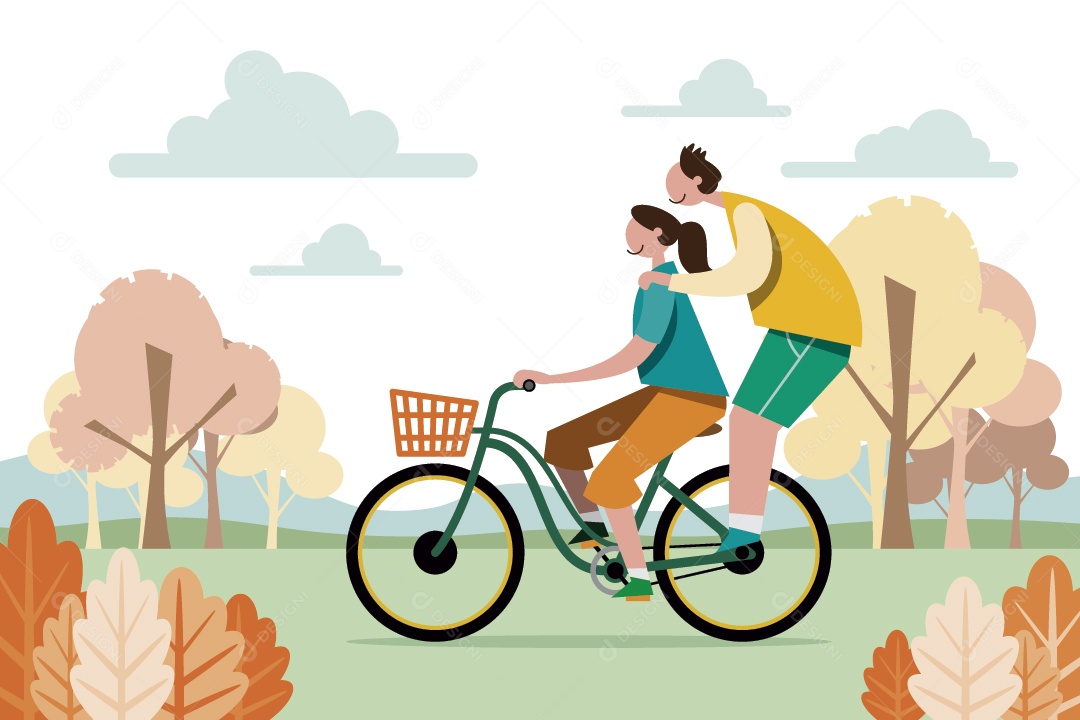 Ilustrações de Ciclismo Vetor EPS