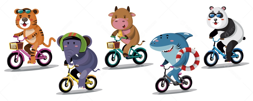 Ilustrações de Ciclismo Vetor EPS