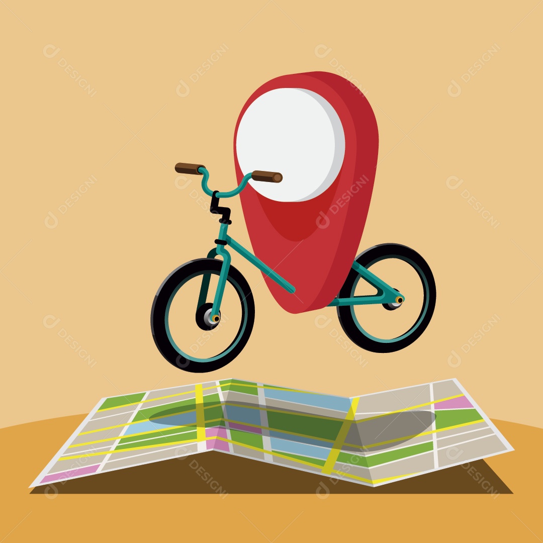 Ilustrações de Ciclismo Vetor EPS
