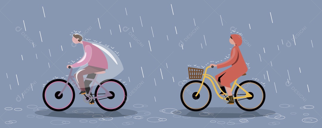 Bicicletas Ilustrações de Ciclismo Vetor EPS