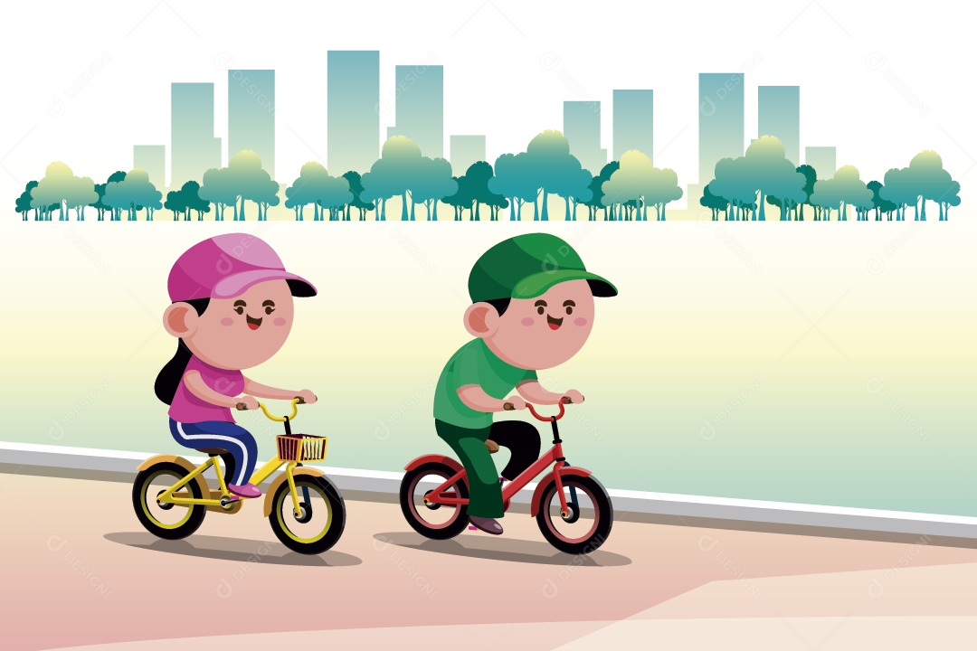 Ilustrações de Ciclismo Vetor EPS