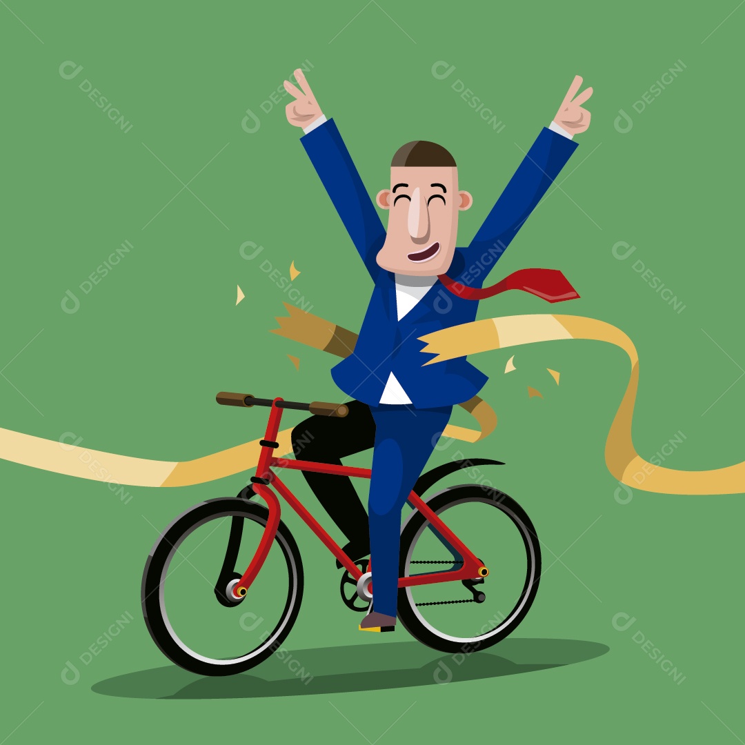 Ilustrações de Ciclismo Vetor EPS