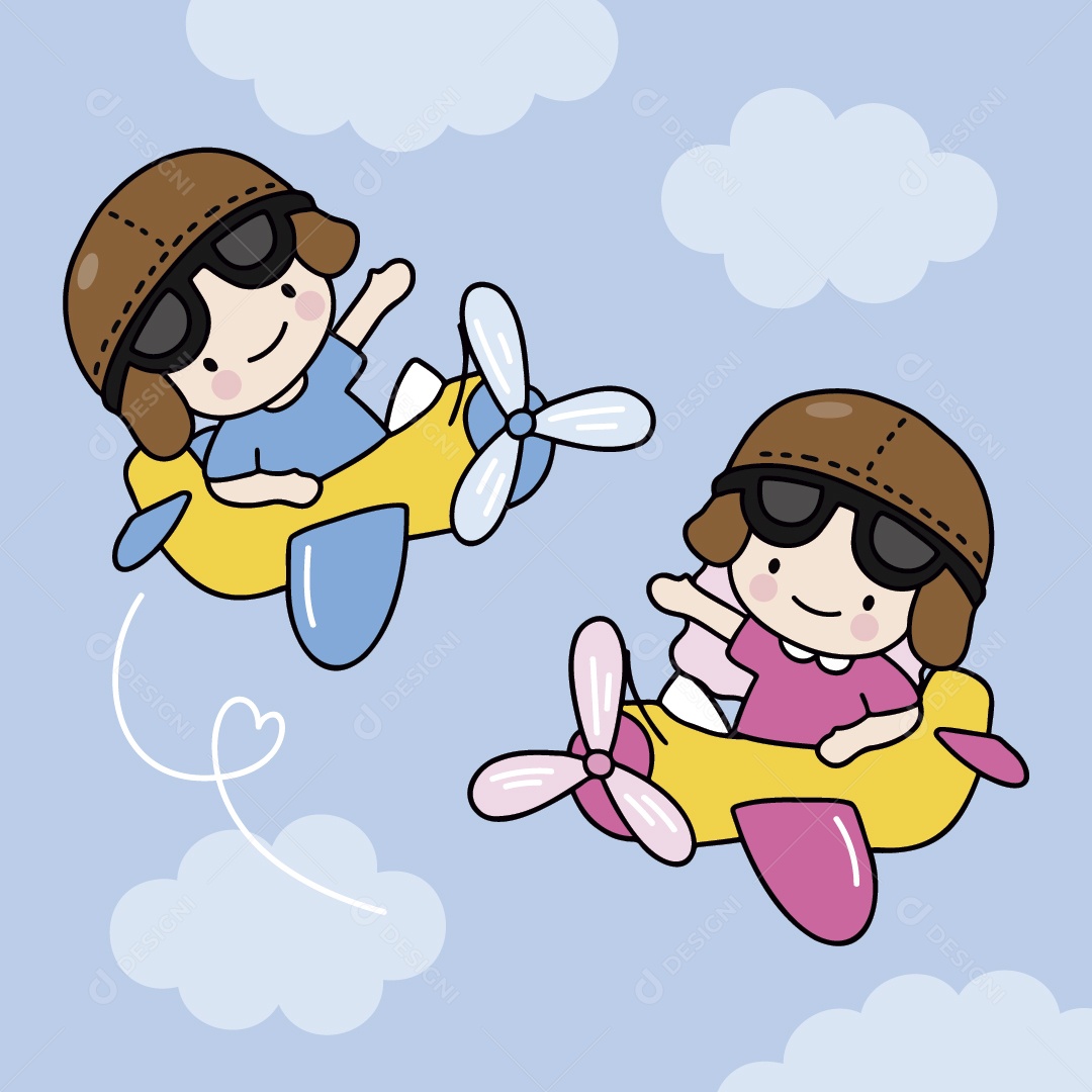 Casal Ilustrações do Dia dos Namorados Vetor EPS