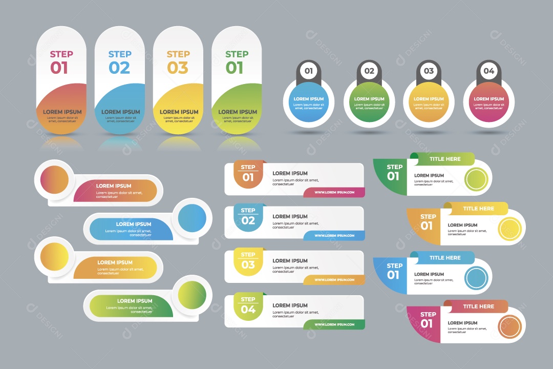 Infográfico Ilustração Vetor EPS
