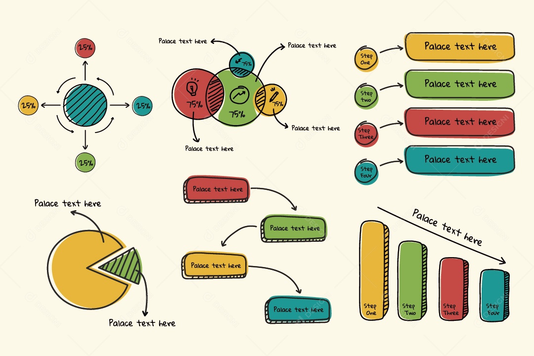 Infográfico Ilustração Vetor EPS