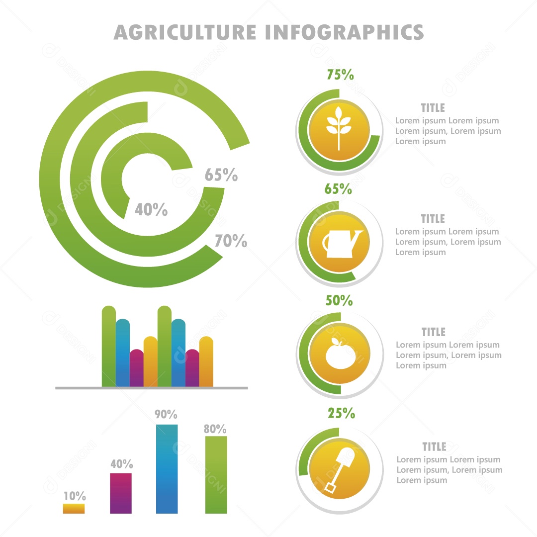 Infográfico Ilustração Vetor EPS