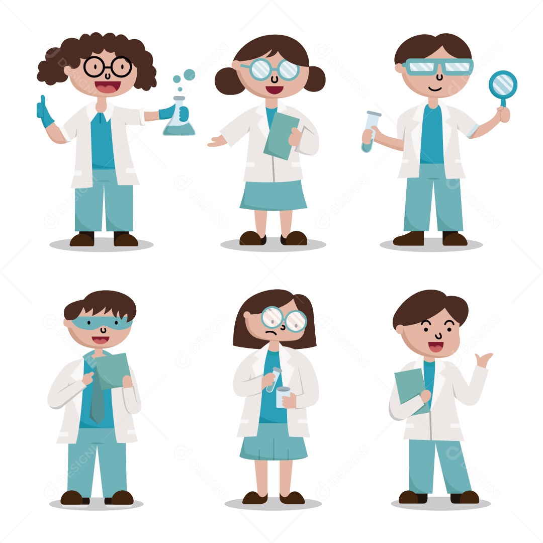 Médicos Ilustração Vetor EPS