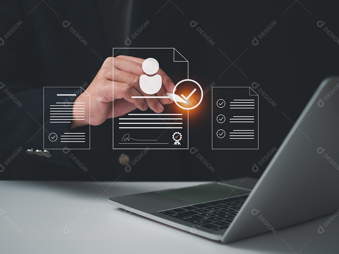 Conceito de negócio de gestão de recrutamento. Gestão de Relacionamento