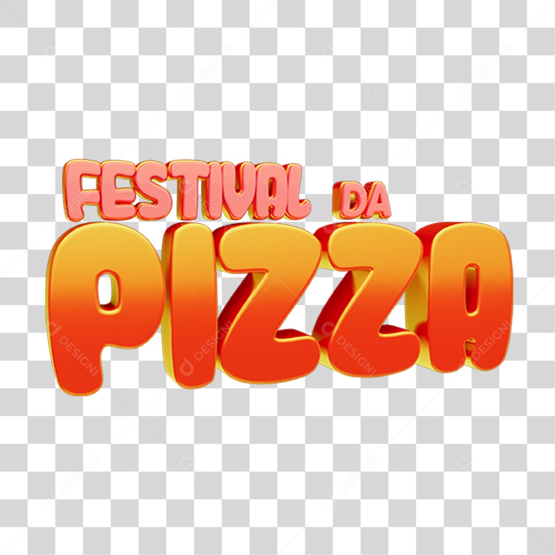 Festival da Pizza PNG Transparente