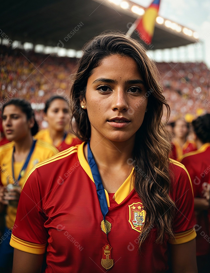 Futebol espanhol feminino muito felizes