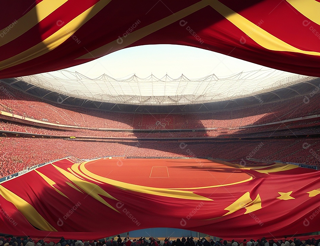 Espanha futebol tifo hiper realista hiper detalhado