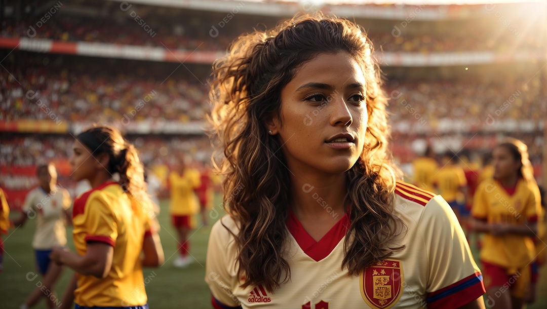 Futebol espanhol feminino muito felizes