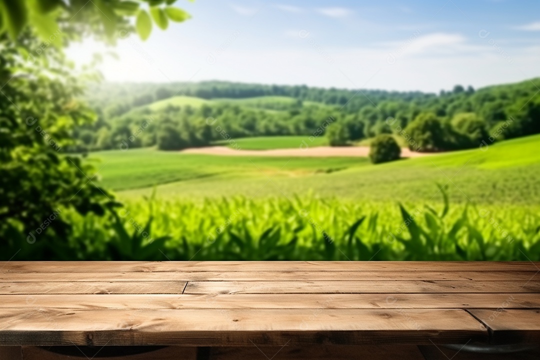 Imagem realista de uma linda lavoura