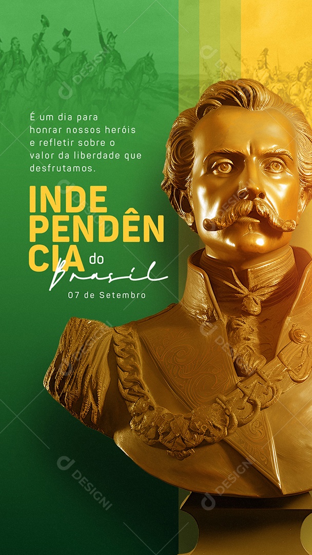 Story Dia da Independência do Brasil 07 De Setembro Social Media PSD Editável