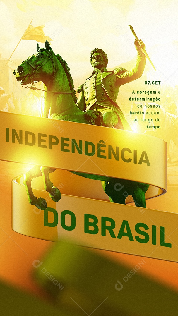Story Dia da Independência do Brasil 07 De Setembro Social Media PSD Editável