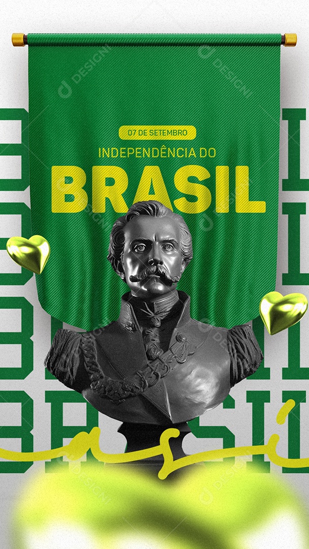 Story Dia da Independência do Brasil 07 De Setembro Social Media PSD Editável