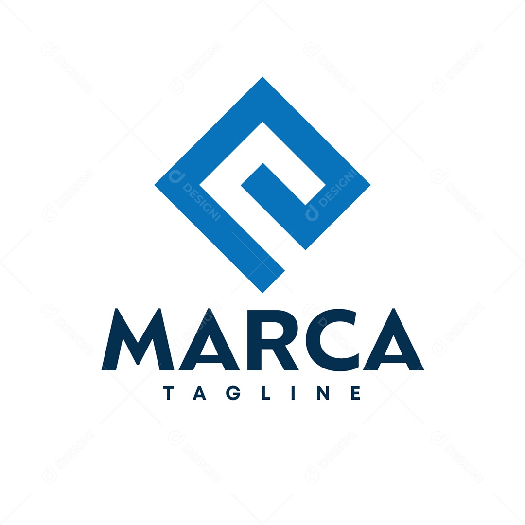 Logo Marca Tagline Ilustração AI + EPS Editável