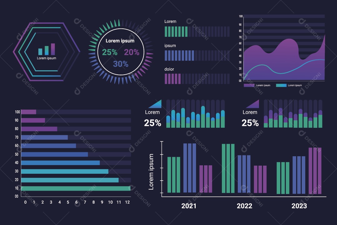 Infográfico Ilustração Vetor EPS