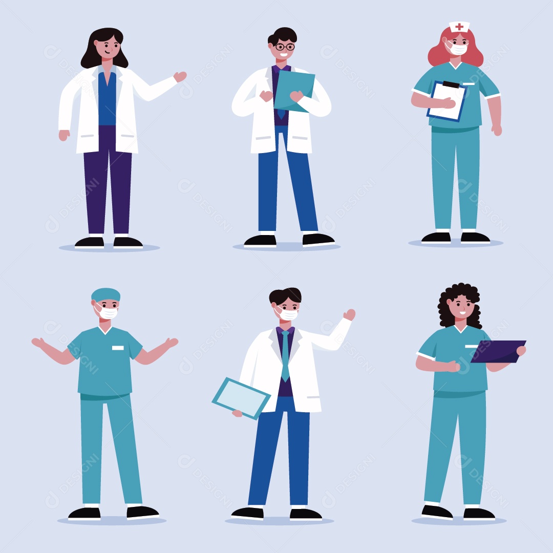 Medico Ilustração Vetor EPS