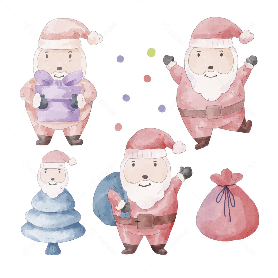 Elementos de Natal Ilustração Vetor EPS