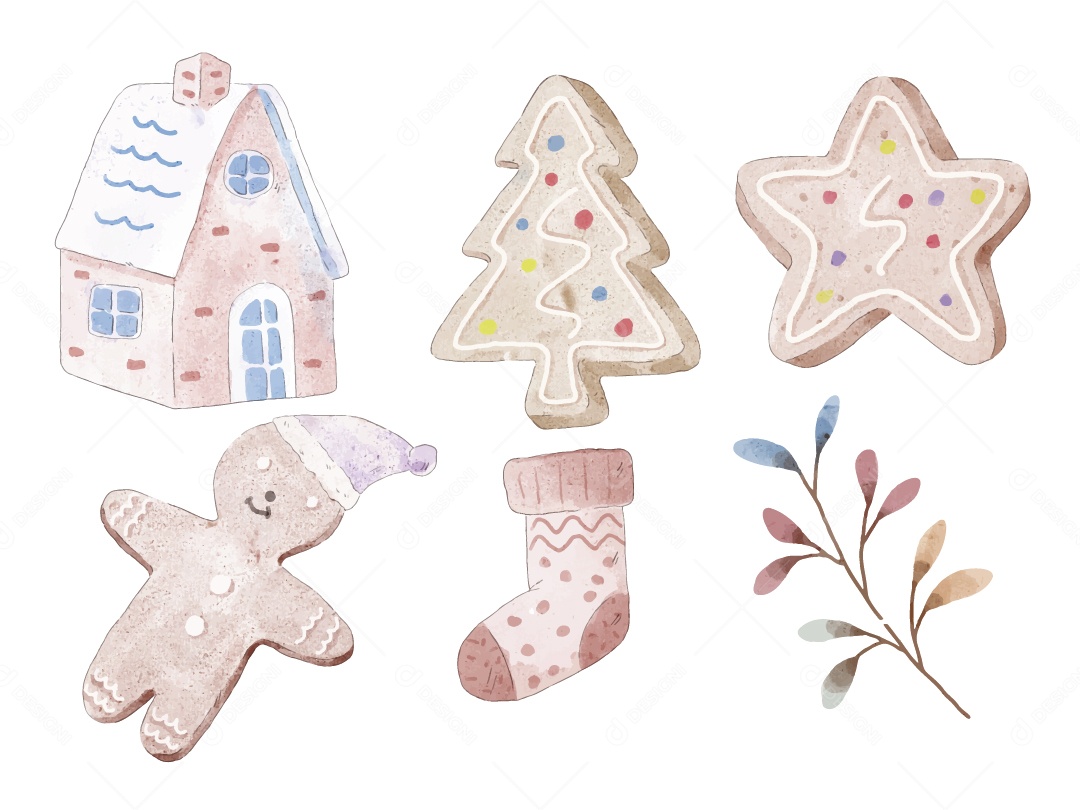 Elementos de Natal Ilustração Vetor EPS