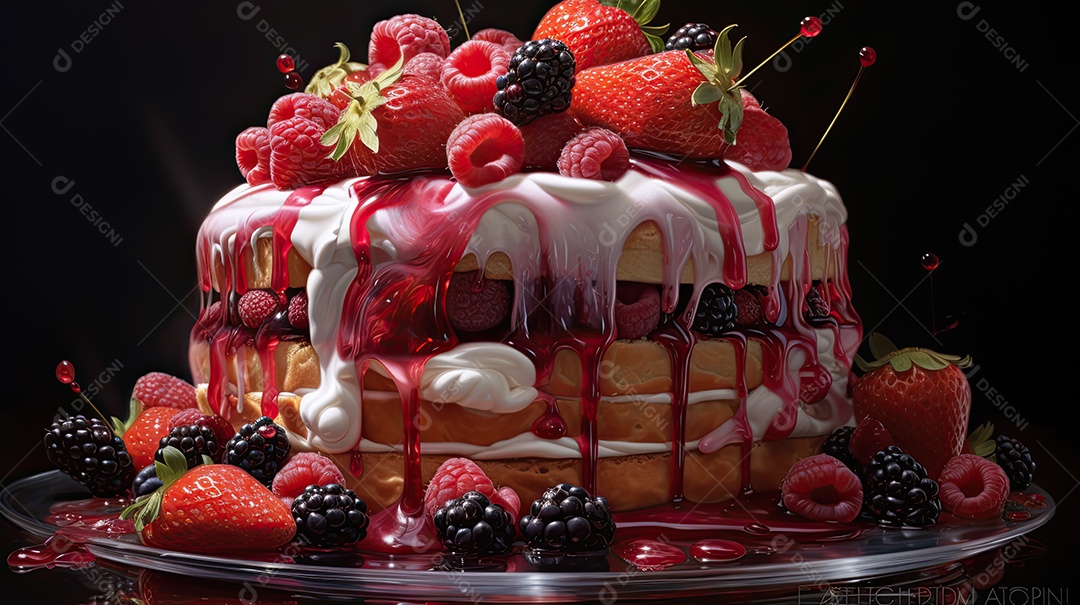 Ilustração de sobremesa.