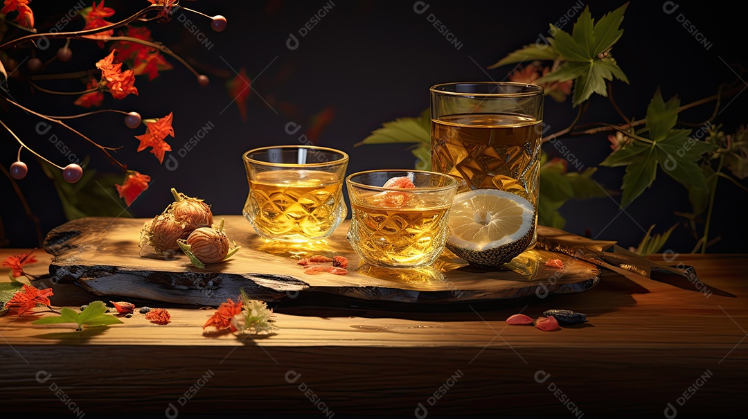 Ilustração de aperitivo japonês