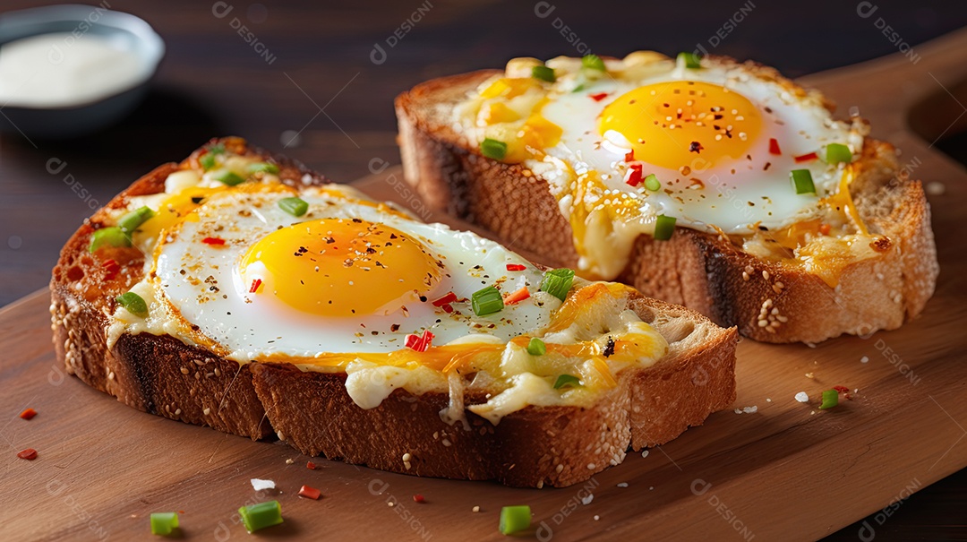 Torrada com ovos