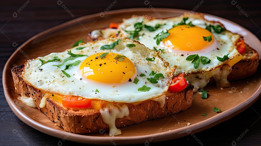 Torrada com ovos