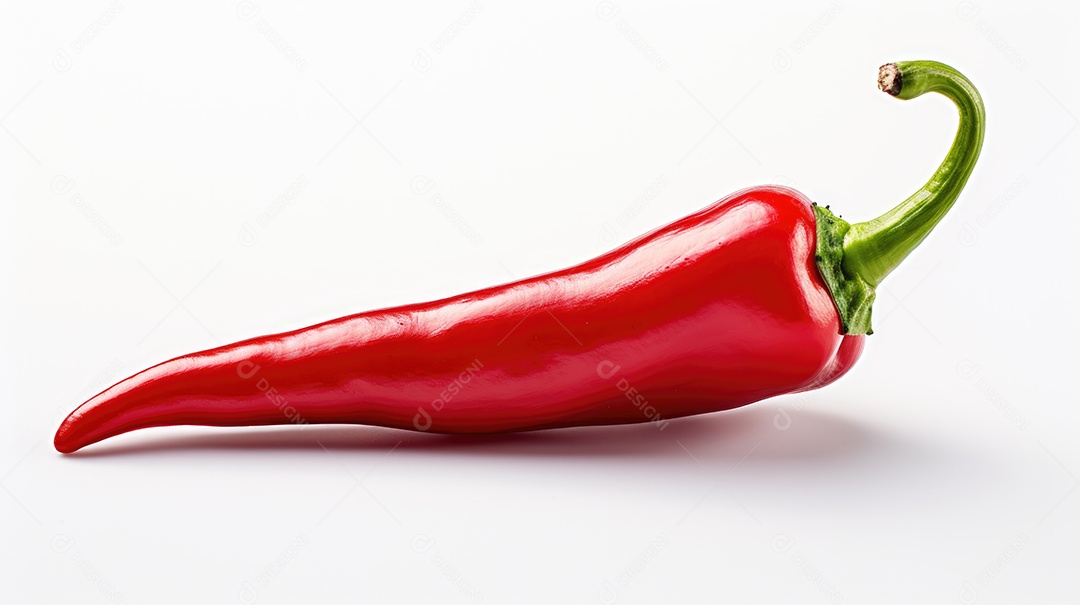 Pimenta sobre fundo isolado