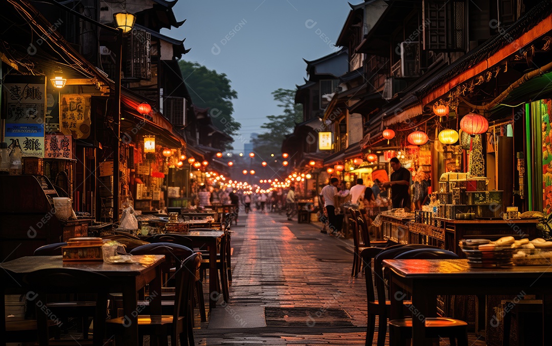 Comidas sobre uma mesa de madeira banquete