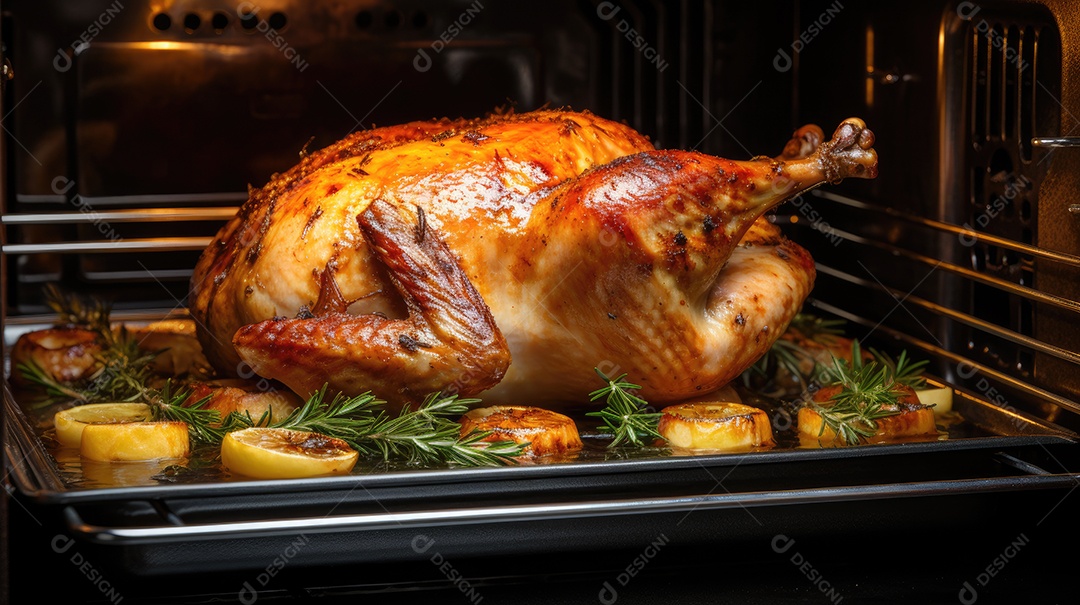 Frango assado delicioso