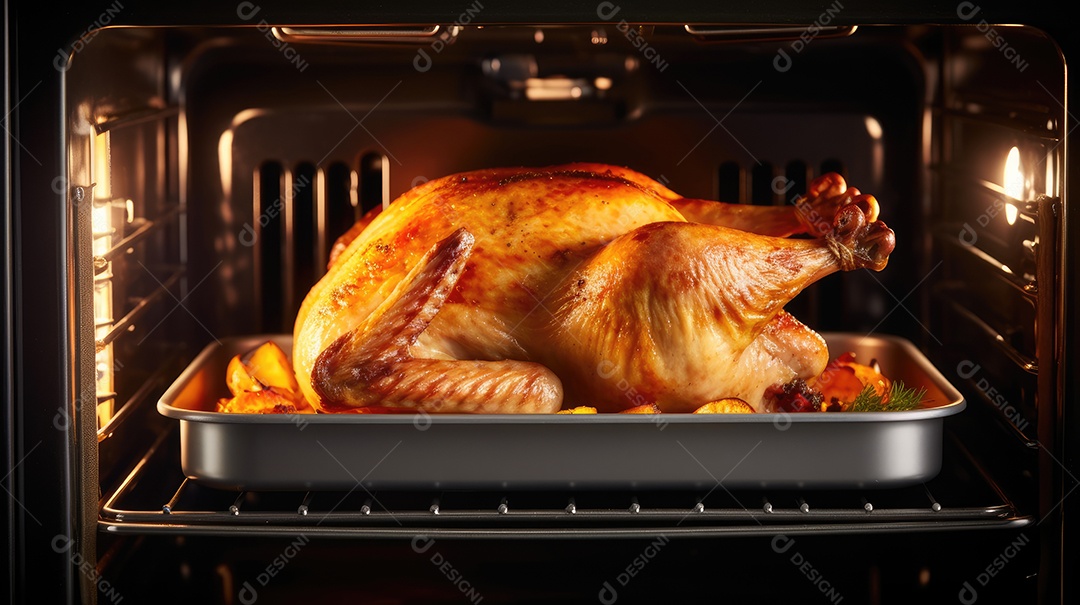 Frango assado delicioso