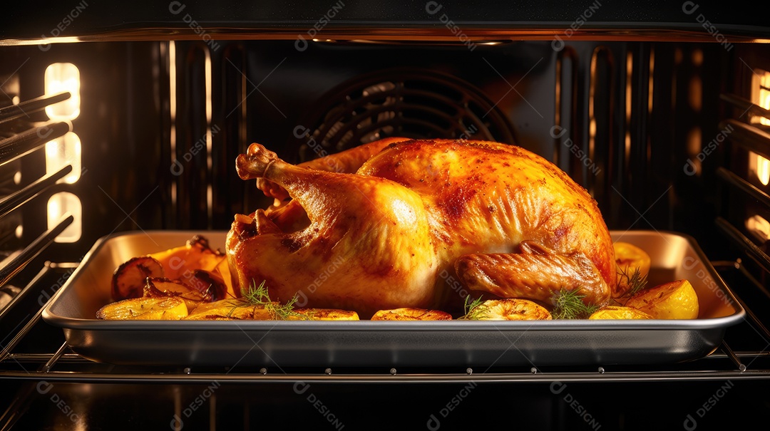 Frango assado delicioso