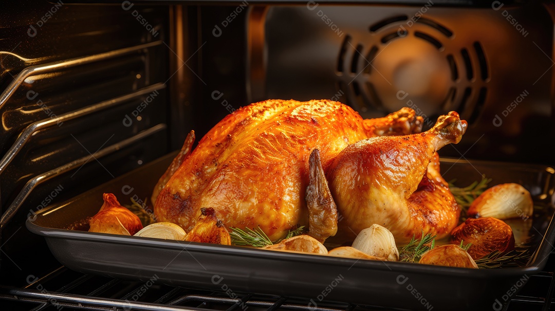 Frango assado delicioso