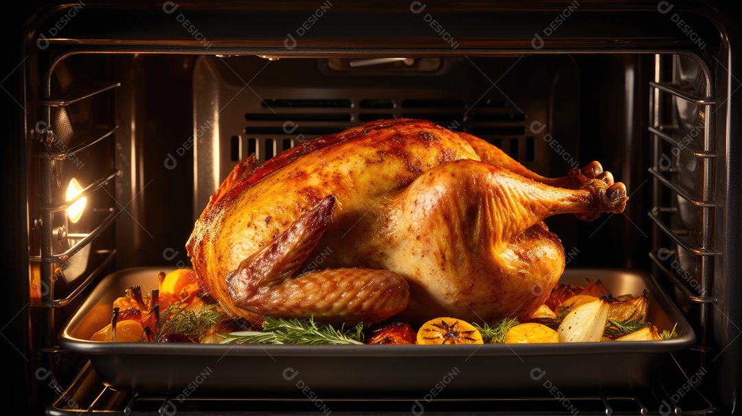 Frango assado delicioso