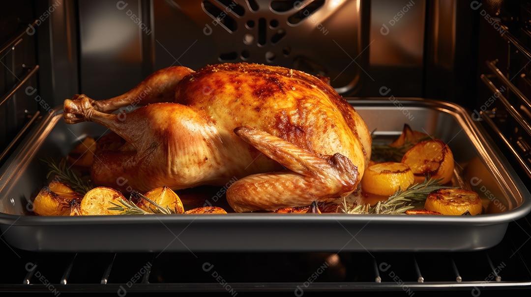 Frango assado delicioso